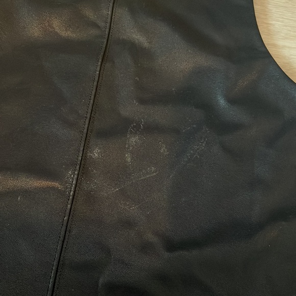 Good American Faux Leather Bodysuit sz 4 - Picture 8 of 10